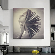 Artistic Beauty Canvas Painting for Home Deco